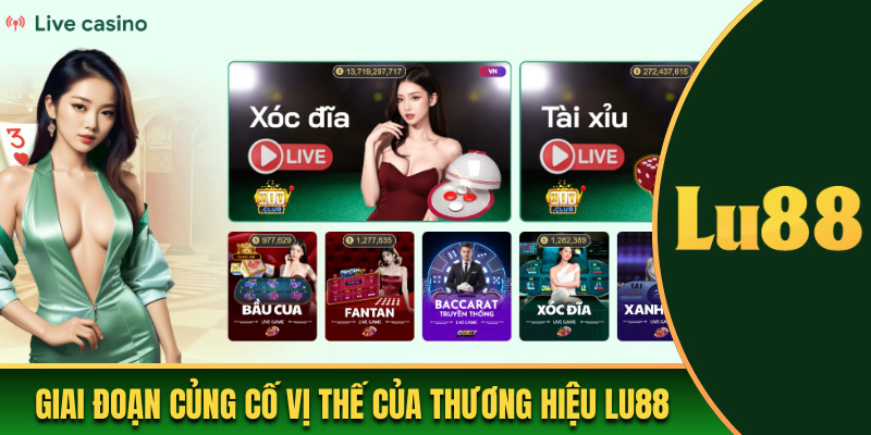 Giai đoạn củng cố vị thế của thương hiệu LU88