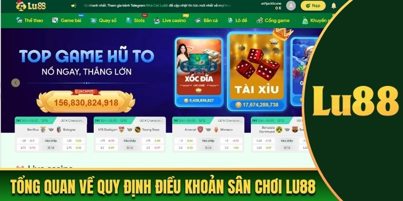 Tổng quan về quy định điều khoản của sân chơi Lu88